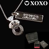 ★送料無料★【30%OFF】「XOXO　～kisskiss～」クールでかっこよく☆プレート付　Plate&Heartの画像