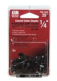 Gardner Bender #PSB-1650 25PK 1/4 Coaxial Staple