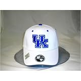 Kentucky Wildcats One-Fit NCAA Cotton Twill Flex Cap (White)