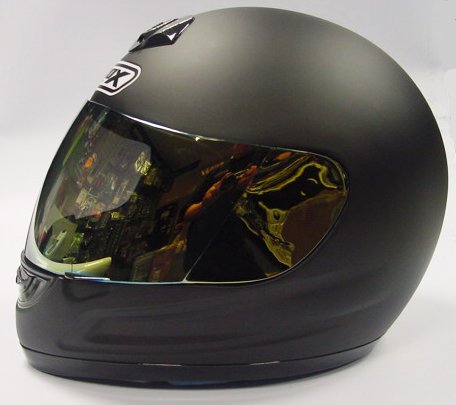 BOX WIRED MOTORCYCLE HELMET MATT BLACK MEDIUM