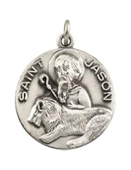 14K Yellow Gold 20.00 mm St. Jason Medal