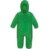 The North Face Striped Buttery Bunting Triumph Green Stripe 3M-6M