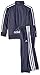 adidas Little Boys' Iconic Tricot Jacket and Pant Set,Grey,7