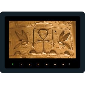 Varnam Touch Sensitive Digital Photo Frame with Built in battery and internal memory plays Music and Video