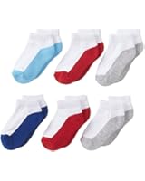 Fruit Of The Loom Little Boys' 6 Pack Low Cut Socks