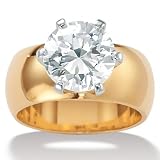 DiamonUltra&trade; Cubic Zirconia 10k Gold Ring