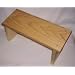 Meditation Bench, Economy; Fixed Leg (Poplar)