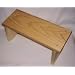 Meditation Bench, Economy; Fixed Leg (Poplar)