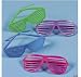 12 Pairs of 80's Shutter Shade Sunglasses - Party Favors