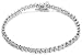 14k White Gold Diamond S Link Bracelet (1 cttw, I-J Color, I2-I3 Clarity), 7