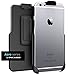 Encased Belt Clip Holster Compatible to iPhone 6 / iPhone 6S (case Free Design), ClipMate² Non-Slip Rotating Holster - for Apple iPhone 6 / iPhone 6S (Smooth Black)