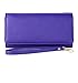 Womens RFID Blocking Wallet Classic Clutch Leather Long Wallet Card Holder Purse Handbag