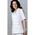 Adar Lapel Collar Nurse Top
