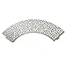 WOMHOPE 50 Pcs - Vine Cupcake Wrapper Liner - Cupcake Wrappers Muffin Cup Wrapper Packaging Shimmering Laser Cut Lace for Wedding,Party,Baby Shower,Children Birthday (Shimmery Dark Grey)