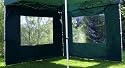 Seitenteile 2er Set f&uuml;r 3x3m PROFI Falt Pavillon gr&uuml;n