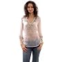WHITE BEADS & SEQUINS EVENING TOP