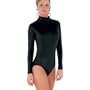 100 % Stretch Nylon Bodysuit, AS, Black