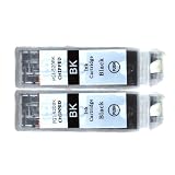Canon PGI-520BK - Multipack x2 Black Compatible Printer Ink Cartridges for CANON PIXMA iP3600 iP4600 MP620 MP630 MP980 MP540 Printer Inks - (Contains: 2x PGI-520BK) High Capacity Inks