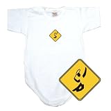 BABY BODYSUIT WHITE  SIGN TENNIS  0 - 3 Months