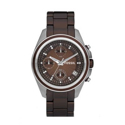 Fossil Women's ES2914 Boyfriend Brown Dial Watch