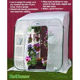 Lean To Portable Greenhouse Dome - HotHouse FHH350