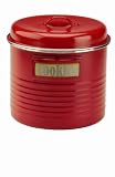 Biscuit Storage Tin  Red