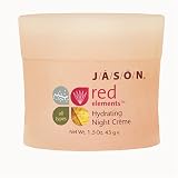 JASON Natural Cosmetics Red Elements Hydrating Night creme, Fragrance Free, 1.5 Ounces