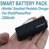 2200mAh Mini External Backup Battery for iPad 1 & 2 / iPhone 4 4G 3GS 3G