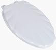 WHT SHELL WOOD RND SEAT (Bemis/Mayfair 122EC-000)