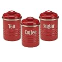 Typhoon Vintage Canisters Set of 3 - Red