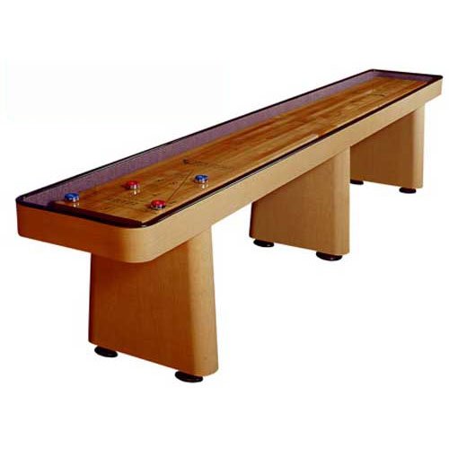 Venture Challenger Pedestal Leg 9 Foot Shuffleboard Table