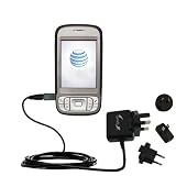 Electronics : International Wall / AC Charger for the HTC 3G UMTS PDA Phone - Gomadic Brand w/ TipExchange Technology