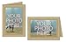 Photographer's Edge, Photo Insert Card, Kraft with Black Border, Set of 10 for 4x6 Photos