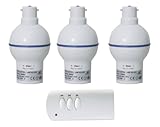 Eagle 3 Way Wireless Remote Control BC Lamp Holder with Dimmer Function