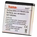 Hama ProClass-Akku Li-Ion 700 mAh f&uuml;r Nokia N81/N81 8GB/N82/E51