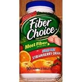 Fiber Choice Most Fiber Sugar Free Strawberry Orange Fiber Supplement 90 Chewable Tablets Fiber Choice Most Fiber Sugar Free Strawberry Orange Fiber Supplement 90 Chewable Tablets