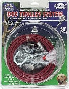 50Ft Trolley With 700Lb Cable