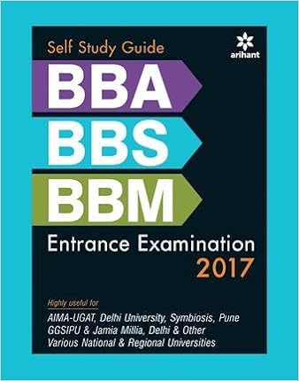  Guide BBA/BBS/BBM Entrance Examination 2017 