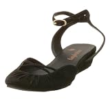 farylrobin Women's Biscotti Flat with Ankle Strap
