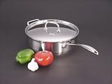 Review Regalware Food Service KPW9043 / Regalware Food Service Elegance Stainless Steel 11.75-inch Saute Pan with Cover