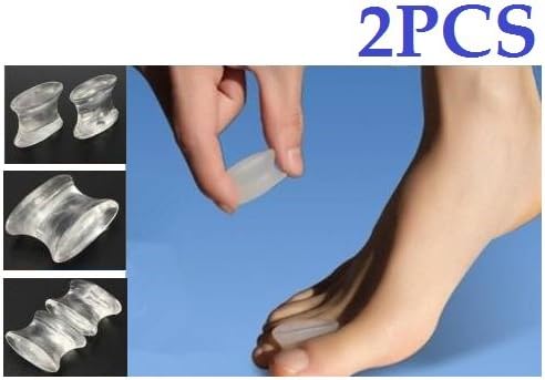 Cerkos Gel Toe Spacers Separator Toe Protector Toe Corrector Straightener for Bunions Which Separates and Protects Dislocated and Overlapping Toes or Those That Rub Against Each Other. Not Only Does the Spreader Reduce the Risk of Fungal Infections, but It Minimizes Friction That Can Lead to Painful Injuries of the Toes