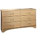 Room Essentials 6- Drawer Dresser - Maple