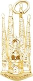 Spain: Barcelona Cathedral Charm by Rembrandt Charms