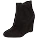 ? This amazingly cute bootie will compliment any cool-weather outfit ? Suede leather upper ? Side 
zipper closure for easy on and off ? Lightly cushioned insole ? Rubber sole with 1/2" front platform 
? 3" covered wedge heel