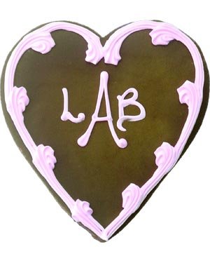 Beautiful Cookies Organic Party Favors-Brown Heart Organic Cookies Cookies, 10 Cookies by Beautiful Cookies