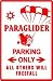 PARAGLIDER PARKING parachute motorized sign