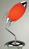 LAMPS BEAUTIFUL Contemporary Zoom Red Rocket Accent Lamp by Litesource--Excellent customer service--see our feedback.