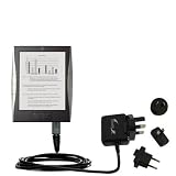 International Wall Home AC Charger for the iRex Digital Reader 1000 - uses Gomadic TipExchange Technology