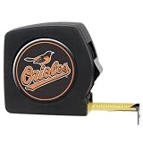 MLB Baltimore Orioles 25' Black Tape Measure