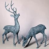 Brown's Brass Garden Deer